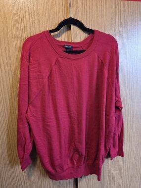 Torrid Red Crewneck Sweater